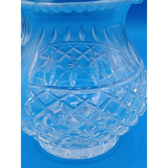 Vintage Waterford Lismore Diamond Cut Crystal Pitcher/Vase 32 Oz 6" Tall Elegant - Picture 15 of 16
